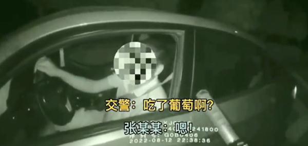 酒駕司機遇查，反復(fù)“甩鍋”葡萄稱自己沒喝酒……